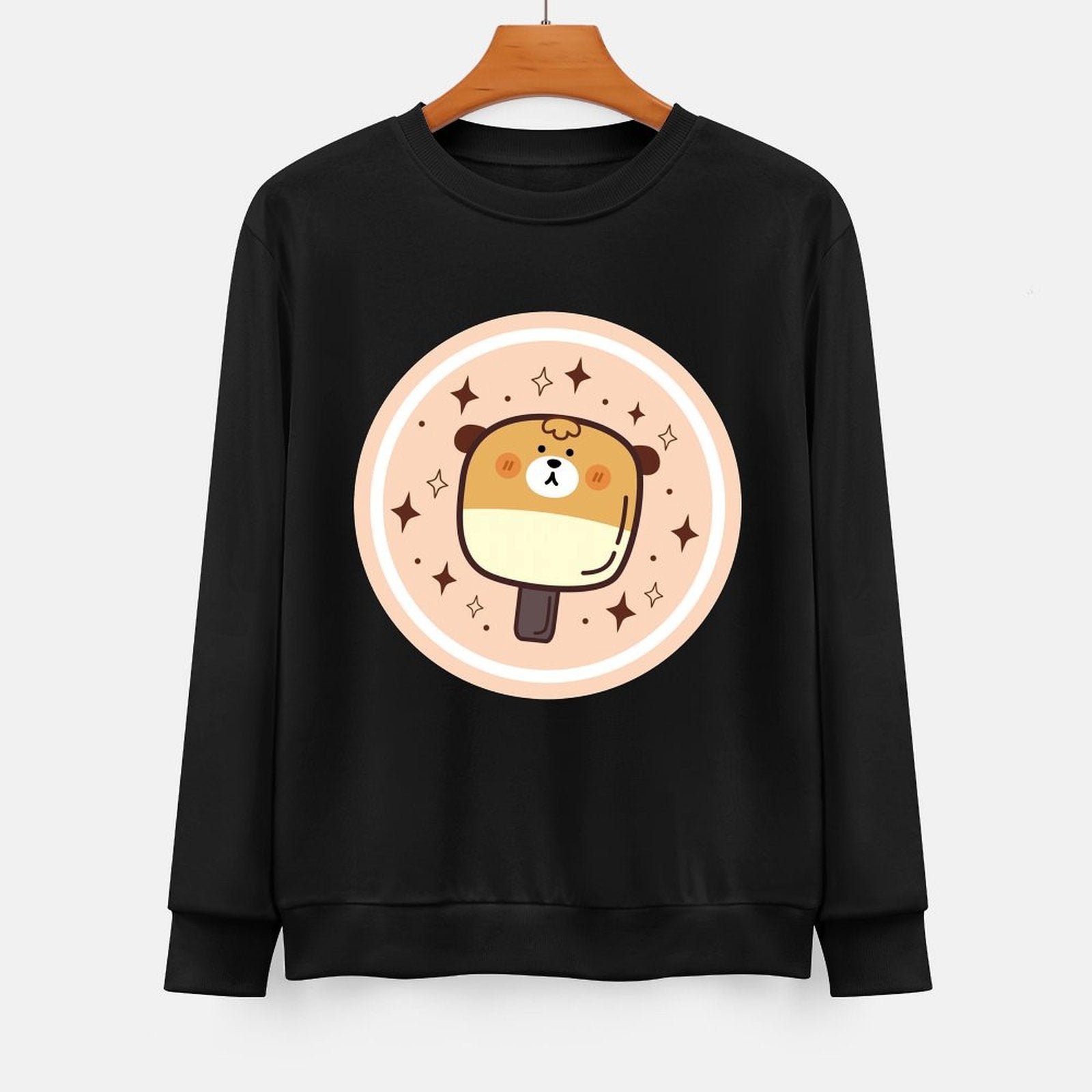 Front Patterned Long Sleeve TopChill ComfortSeries